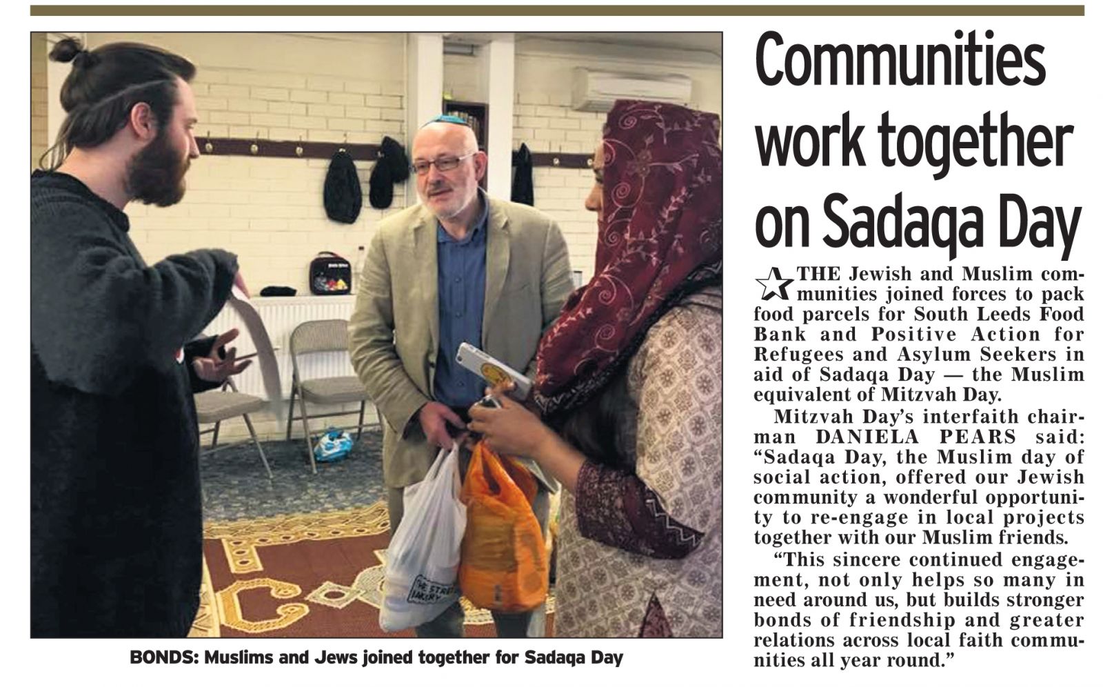 Sadaqa Day 2017 in The Jewish Telegraph