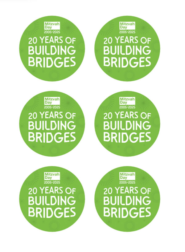 Mitzvah Day Stickers